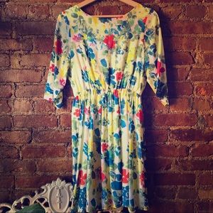 Alice + Olivia Silk Blend Dress